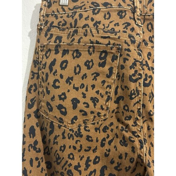 Madewell Women’s Stovepipe Jeans Leopard Print Size 29 - Picture 9 of 13